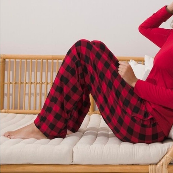 Soma Other - SOMA Cool Nights Plaid Knit Loungewear Casual Pajama Pants Size S